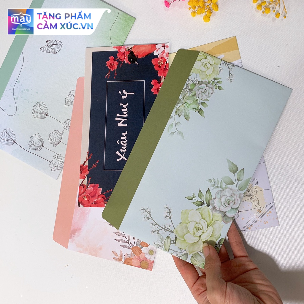 Phong bì A6 (11x22cm) set 10 chiếc nhiều màu
