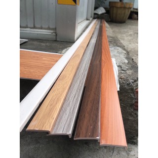 NẸP nhựa gỗ, dài 90cm, nẹp kết thúc, nẹp SÀN NHỰA, nẹp góc, vận chuyển sẽ cuộn tròn gọn