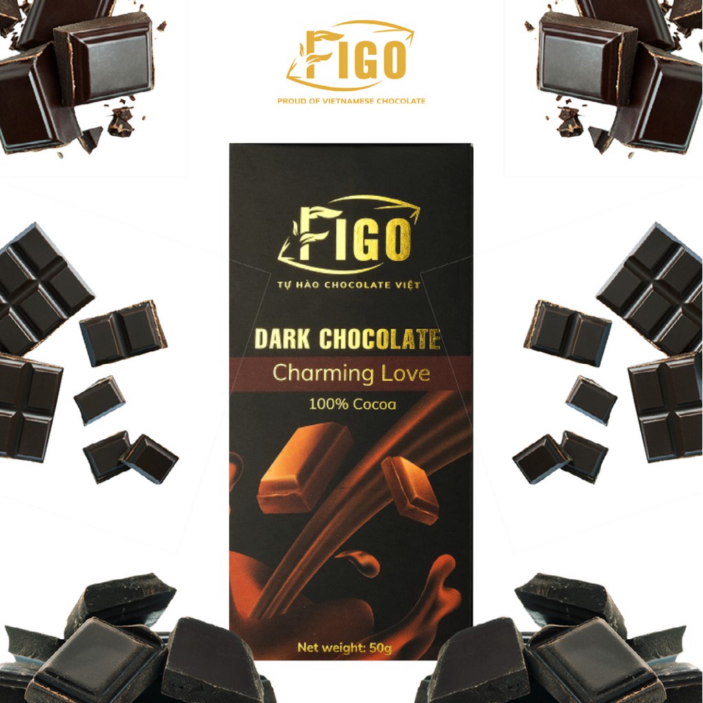 Dark Chocolate 100% không đường