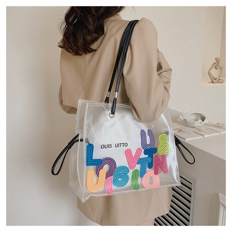 Túi Đeo Chéo Jelly Màu Trong Suốt Thời Trang Xuân Hè 2022 GYLXB246