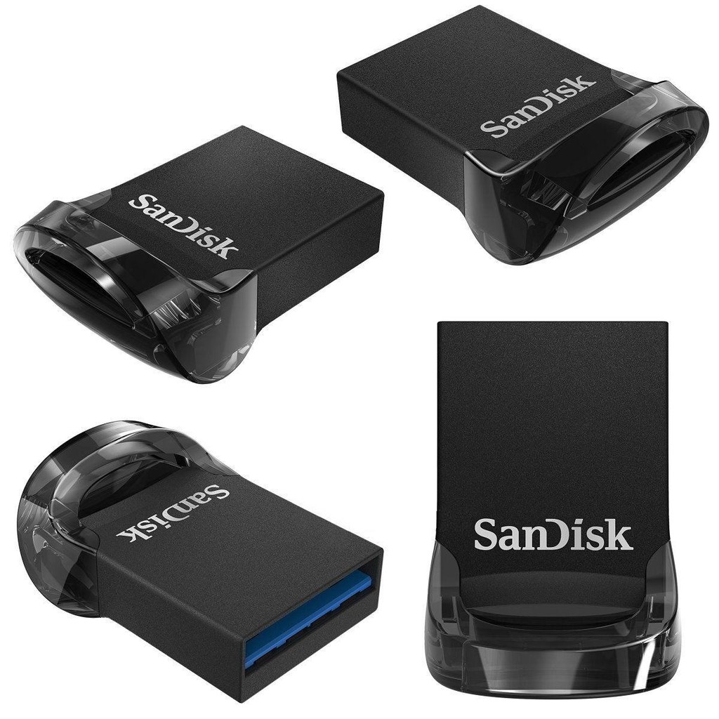 USB 3.1 SanDisk CZ430 Ultra Fit 32GB 130MB/s (Đen)
