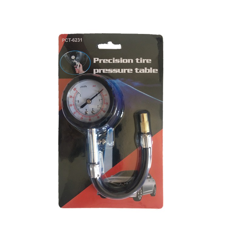 Đồng hồ đo áp suất lốp xe ô tô ống dài hàng tốt
