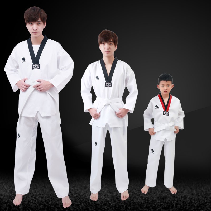 Bộ Đồng Phục Tập Võ Taekwondo Cho Người Lớn Và Trẻ Em