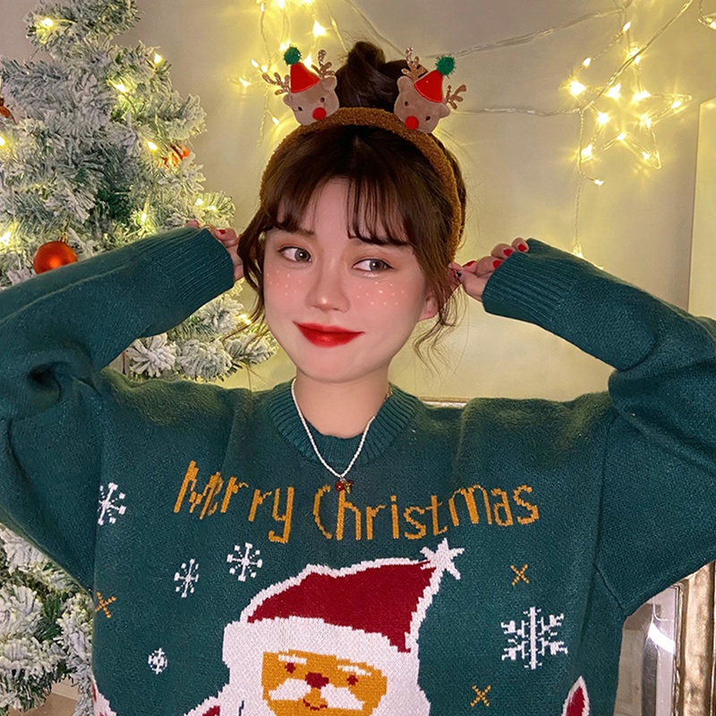 Băng Đô Cài Tóc Phong Cách Giáng Sinh Dễ Thương