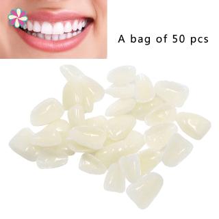 Set 50 vỏ bọc răng hàm trên bằng nhựa resin siêu mỏng làm trắng chuyên dùng cho nha khoa 