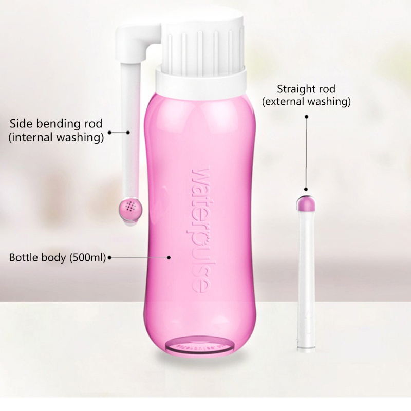 Chai xịt rửa vệ sinh bộ phận sinh dục và hậu môn cá nhân nhỏ gọn 500ml cho phụ nữ có thai/hậu sản/em bé/bệnh nhân