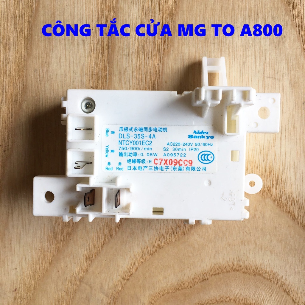 Công tắc cửa máy giặt Toshiba A800 [SẴN HÀNG] khóa cửa máy giặt Toshiba A800 bốn chân