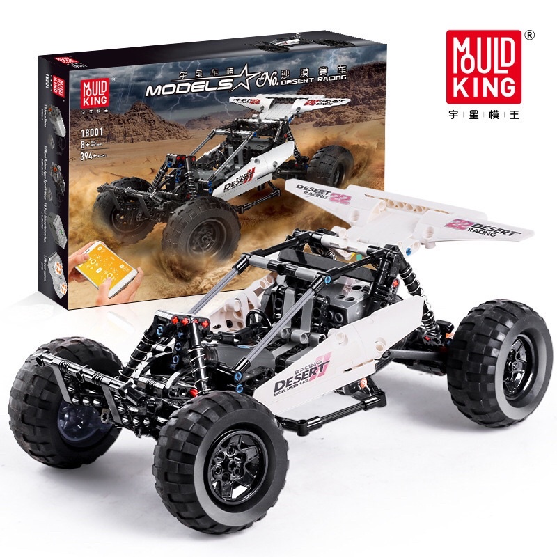 Lego Technic - Mould King 18001 ( Lắp Ráp Mô Hình Xe Địa Hình Không Có Điều Khiển 400 Mảnh )