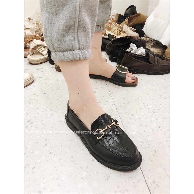 ẢNH THẬT - Giày búp bê nữ 3cm dáng loafer. Mẫu moca lười xỏ da mềm cao cấp. Đế bệt ulzzang freeship có sẵn tại Hà Nội | BigBuy360 - bigbuy360.vn