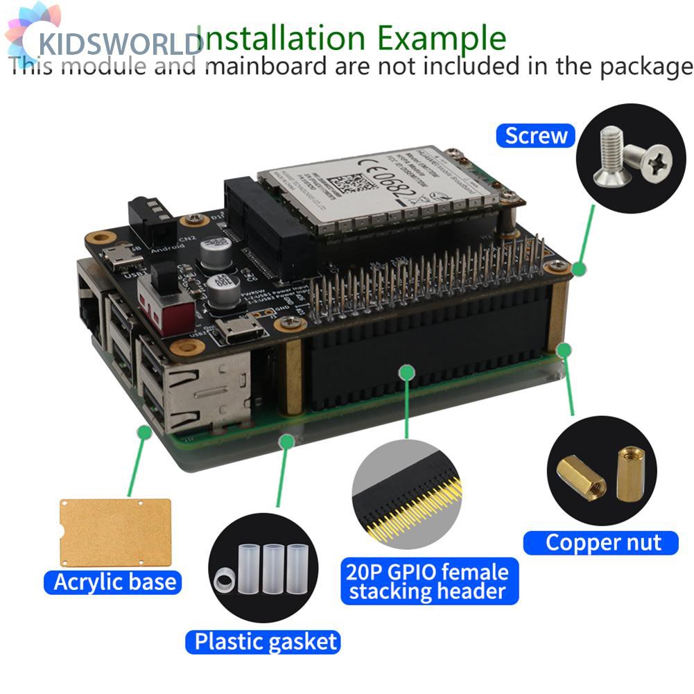 Bộ 2 Đầu 20 Pin Gpio Cho Raspberry Pi A + / Pi Model B + / Pi 2 Pi 3