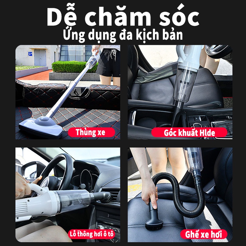 Máy hút bụi cầm tay mini 15000Pa máy hút bụi thông minh lông chó,mèo,hút gầm giường ,xe ô tô ,xiaomi