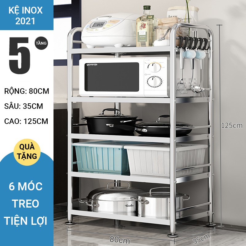 [𝐓𝐚̣̆𝐧𝐠 𝟔 𝐌𝐨́𝐜 𝐓𝐫𝐞𝐨] Giá Kệ Inox 304 K10 ANDO, Kệ Để Đồ, Lò Nướng, Nồi Chiên Không Dầu, Nồi, Chảo, Chai Lọ Gia Vị | BigBuy360 - bigbuy360.vn