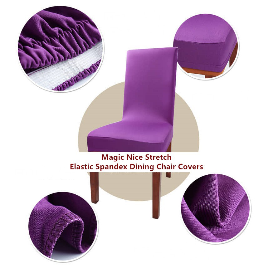 Multi Colors  Chair Cover Detachable Thin Solid Stretch Chair Cover Banquet Seat Cover Washable Slipcovers Home Hotel Supplies