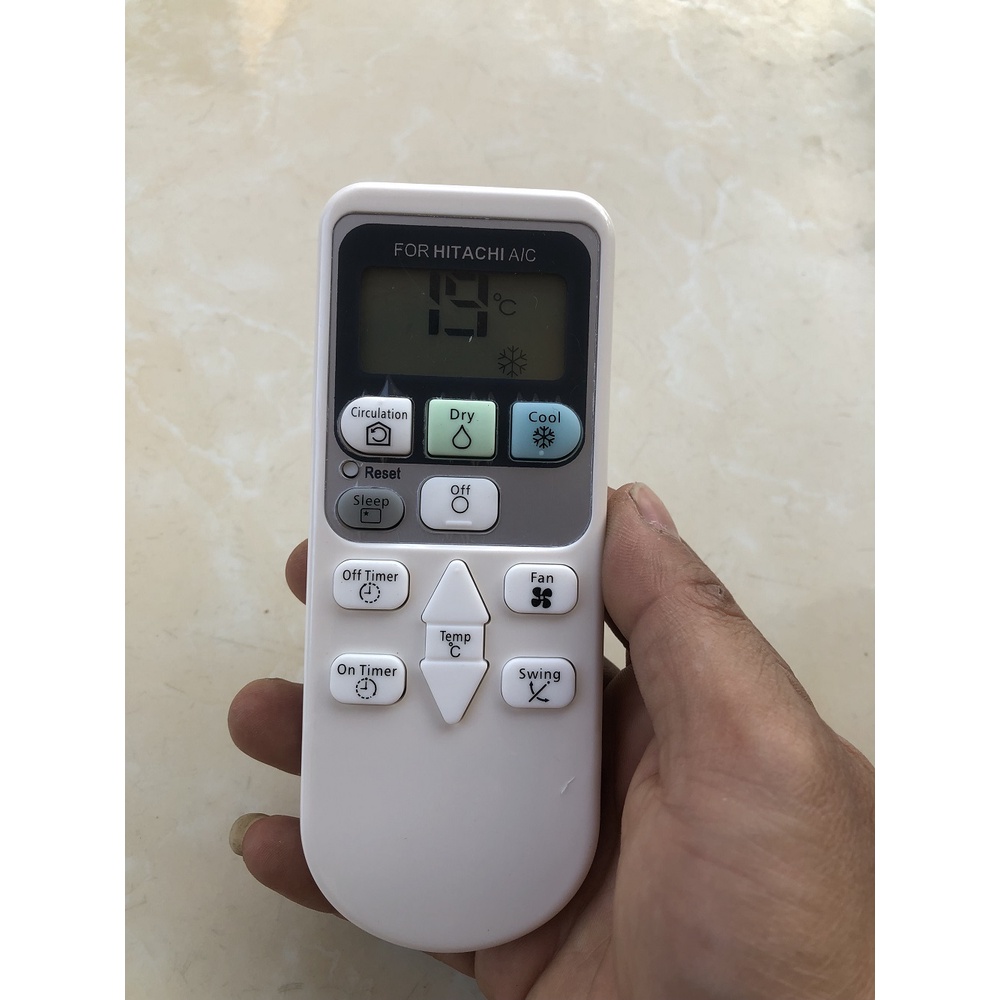 Remote Điều khiển từ xa điều hòa Hitachi dùng cho các dòng RAS-X RAS- RAS-EJ -Hàng mới 100% -Tặng kèm PIN