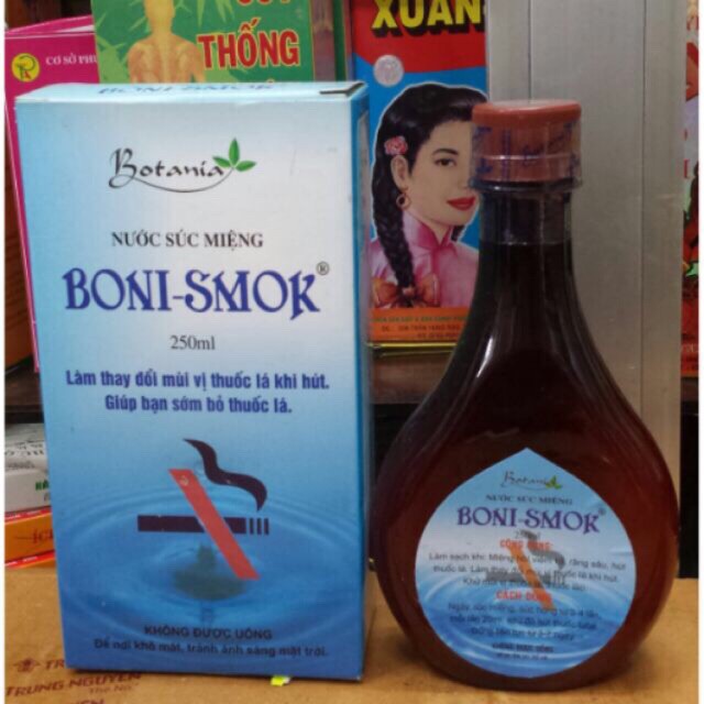 NƯỚC SÚC MIỆNG BONI-SMOK chai 150/250ml