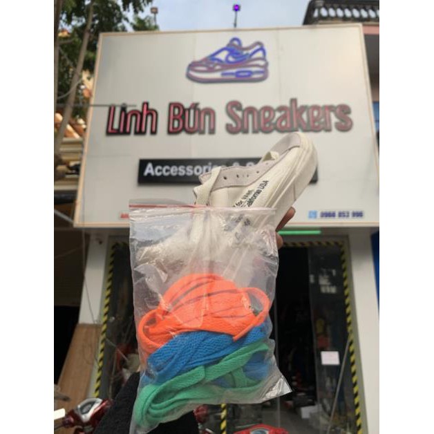 Giày vans style ofw tặng kèm 3 bộ dây giày 3 màu