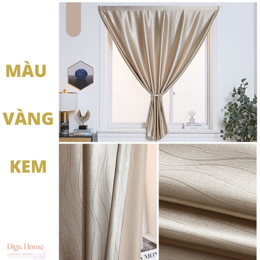 Rèm Cửa Sổ Dán--Không Cần Khoan Vô Cùng Tiện Lợi, Chất Liệu Vải Cản Sáng Tốt-Nhiều Màu,Nhiều Kích Thước