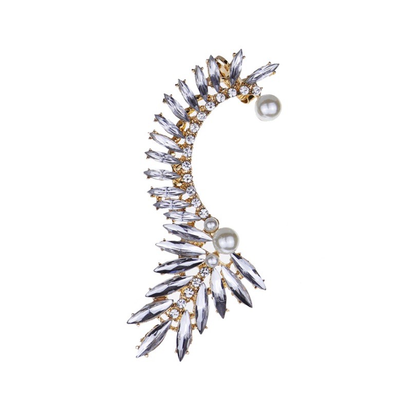 Hoa tai đính đá gài chỉ có 1 chiếc phong cách âu mỹ - Khanturban.vn