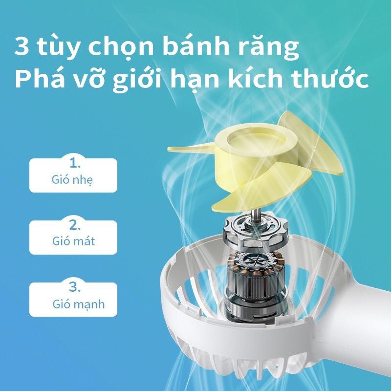 QUẠT MINI JISULIFE CẦM TAY CHÍNH HÃNG