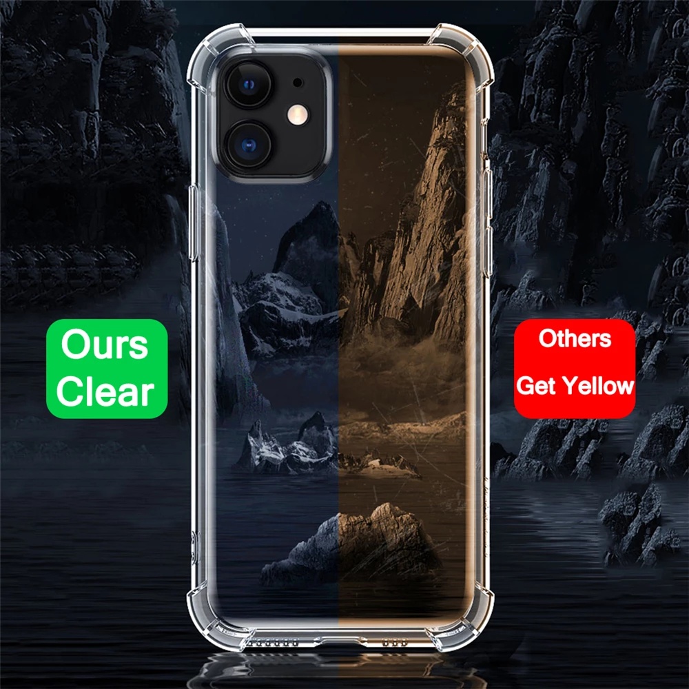 Ốp điện thoại silicon dẻo chống sốc cho thích hợp cho iPhone 13 12 11 PRO XS MAX MINI XR X SE 2020 8 7 6 6S PLUS