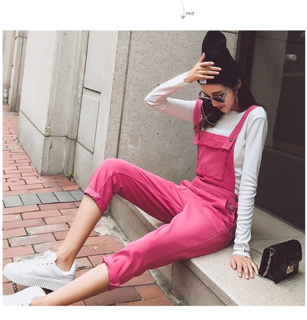 [Mã FADIRECT20 giảm 20K đơn 150K] Quần yếm nữ rách chất thô đẹp phong cách | BigBuy360 - bigbuy360.vn