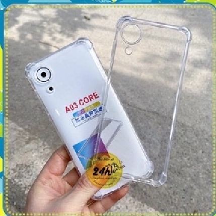 Ốp lưng cho điện thoại Samsung Galaxy A03 Core dẻo trong suốt chống sốc bảo vệ camera