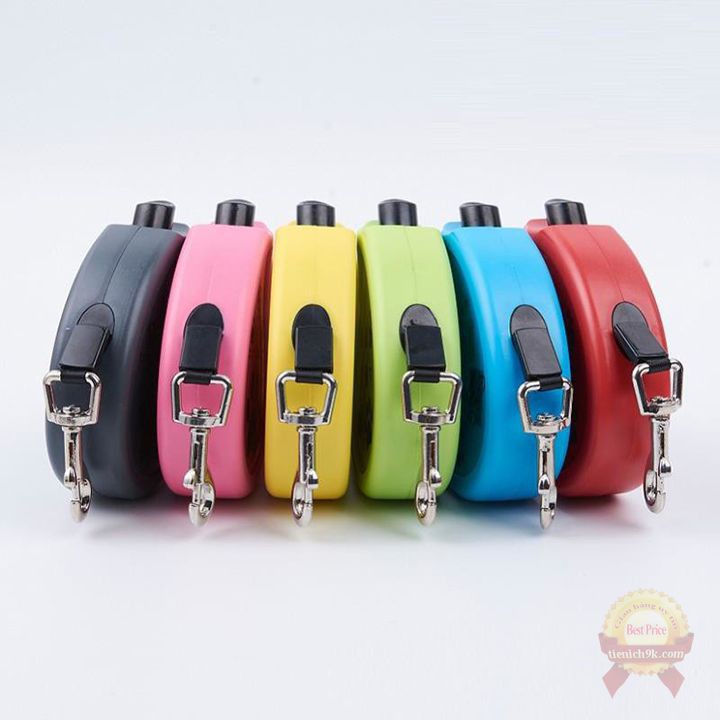 Dây xích cuộn dắt chó mèo điều chỉnh độ dài Loại Trơn sang trọng TC104SP2