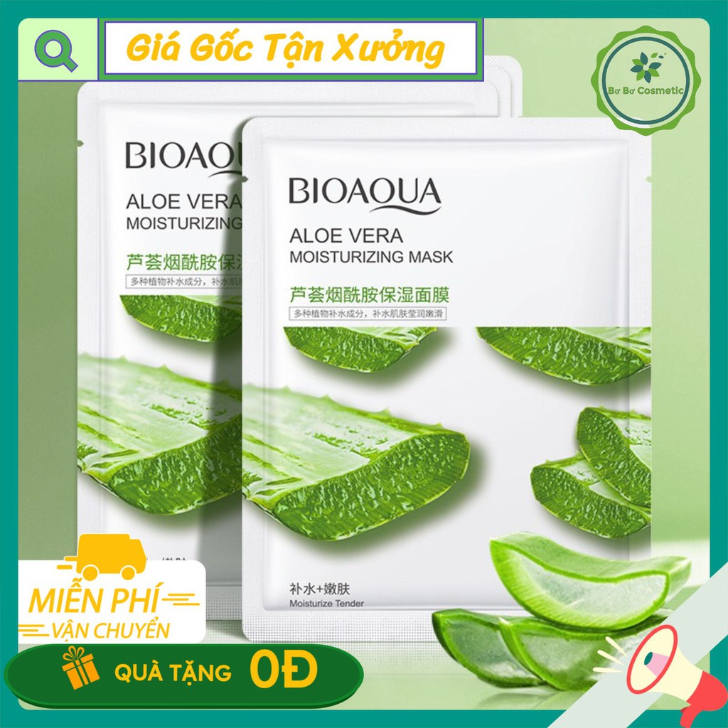Mặt nạ chiết xuất thiên nhiên Nội Địa Trung BIOAQUA dưỡng da, cấp cẩm, đều màu da | BigBuy360 - bigbuy360.vn