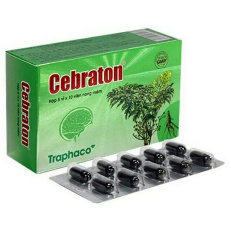 Viên uống  Cebraton⚡ CAM KẾT CHẤT LƯỢNG  ⚡  Viên Uống Tăng Tuần Hoàn Máu Não
