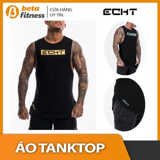 [100% cotton] Áo ba lỗ ECHT cao cấp - Áo Tanktop tập Gym khoe xô - Beta Fitness