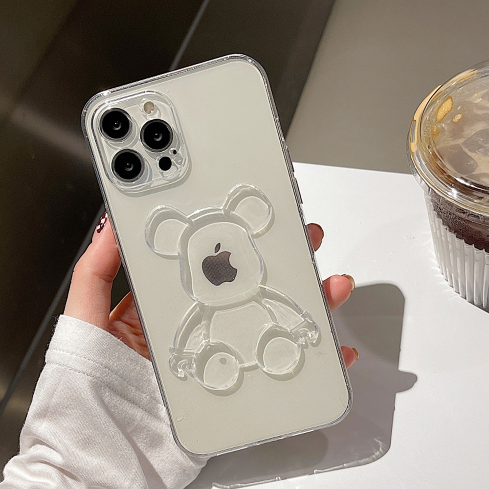 3D KAWS Bear Tide Brand Phone Case for IPhone 11 Case 7Plus 8Plus XR 13 12 Pro Max Ultra Slim Fit Shockproof Soft TPU Shell | BigBuy360 - bigbuy360.vn