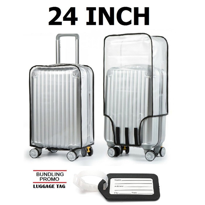 Túi Bọc Vali Du Lịch Trong Suốt Chống Thấm Nước 24 Inch Tiện Dụng