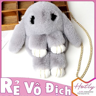 Túi đeo hình gấu bông siêu dễ thương .kiêm ba lô long mềm mượt 98107