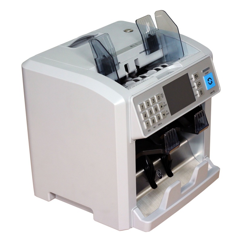 Máy đếm phân biệt tiền giả phân loại tiền 2 ngăn nhập khẩu SILICON MC-8PLUS - Hàng chính hãng bảo hành 1 năm