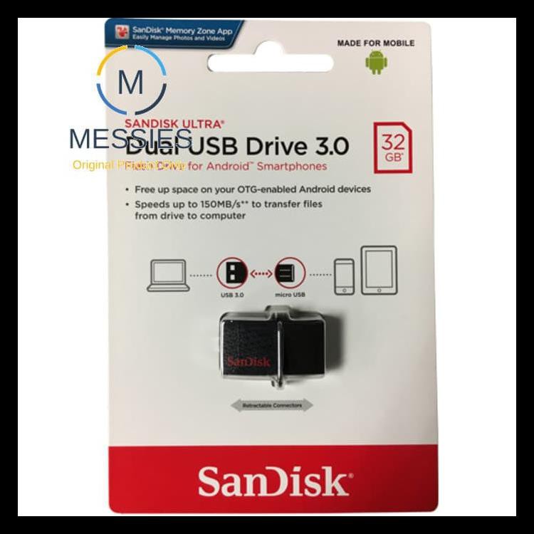 Usb 3.0 Sandisk 130mb / S Ultra Dual Drive Usb Otg 32gb / Usb Mã 171 | BigBuy360 - bigbuy360.vn