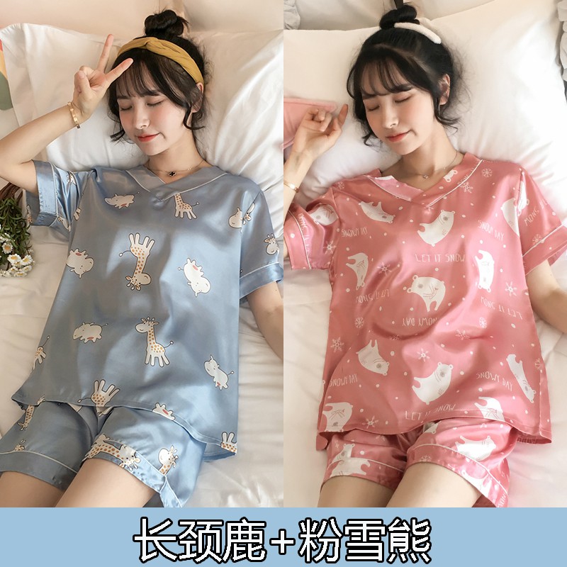 Set Đồ Ngủ Lụa Thời Trang Dành Cho Nữ | BigBuy360 - bigbuy360.vn