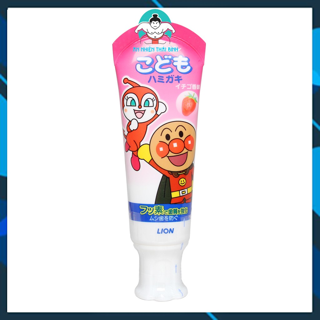 Kem đánh răng trẻ em Lion nhật bản 40g
