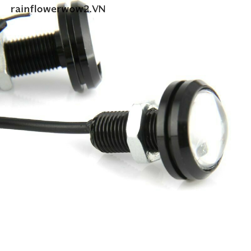 Bộ 2 Đèn LED DRL DC 12V 5W Ánh Sáng Trắng Chuyên Dụng Cho Xe Hơi
