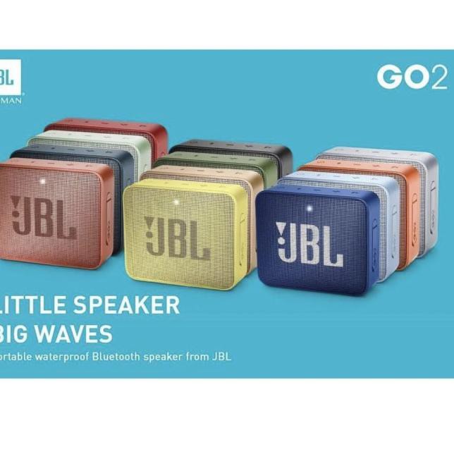 Loa Bluetooth Siêu Trầm 'Jbl Go 2 Hình Viên Gạch