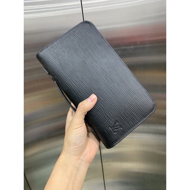 Ví cầm tay nam L✔️ 2 khoá siêu cấp