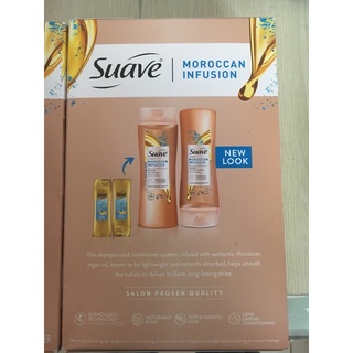 Cặp gội xả Suave Moroccan 443ml*2 mới