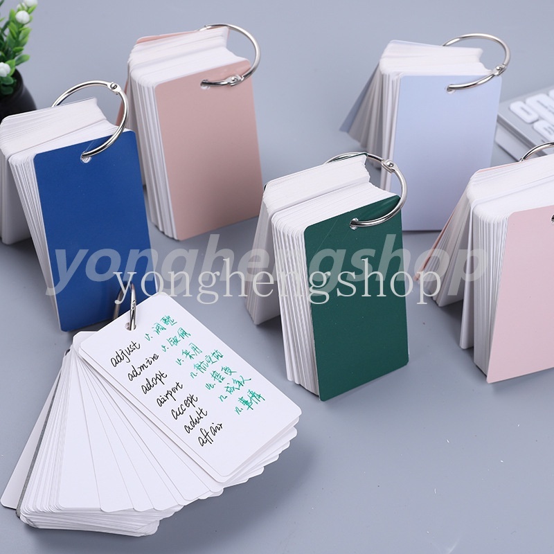 Set 100 Tờ Giấy Ghi Chú Kiểu Dáng Đơn Giản Tiện Dụng Cho Học Sinh