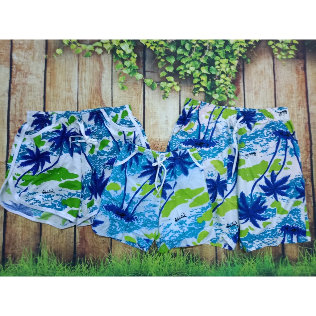 Bộ Đi biển Cùng nhau chinh phục mục tiêu quần cây dừa