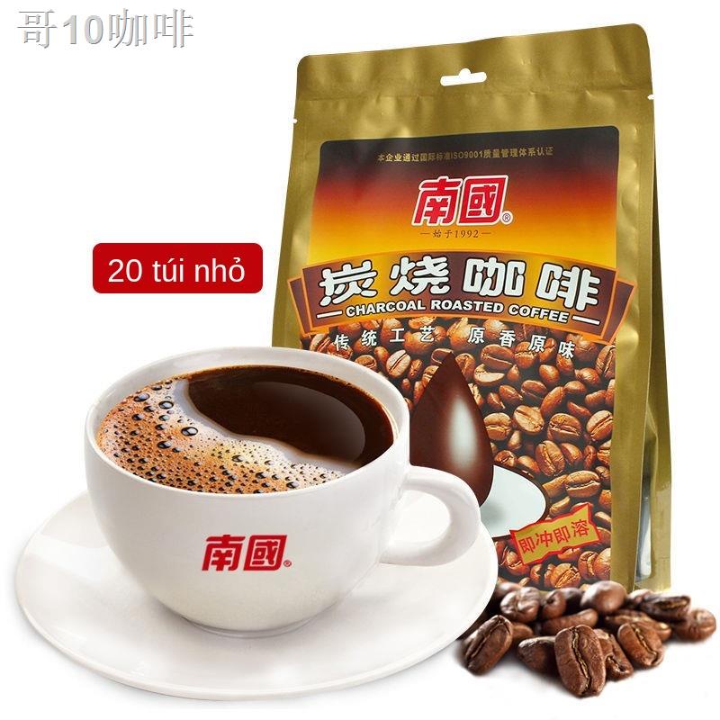 JCà phê rang than đặc sản miền nam Hải 340g680g bột sữa dừa hòa tan ba trong một cho sinh viên đi làm