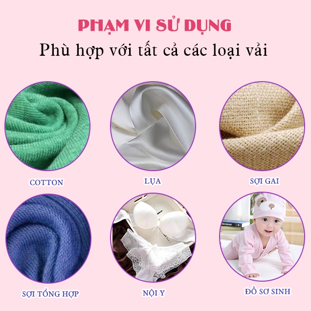 Bột Tẩy Trắng Quần Áo - Làm sạch vải ố vàng, vết bẩn khó giặt - An toàn, không phai màu 200gram
