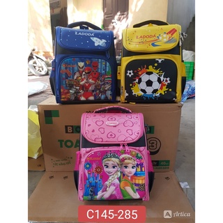 Cặp balo chống gù ladoda cho bé tặng kèm ví bút mã C145