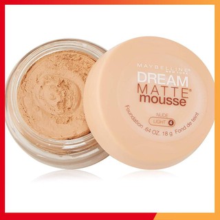 Kem nền Dream Matte Mousse Foundation Maybelline bền màu Hàng Mỹ Mỹ phẩm xách tay