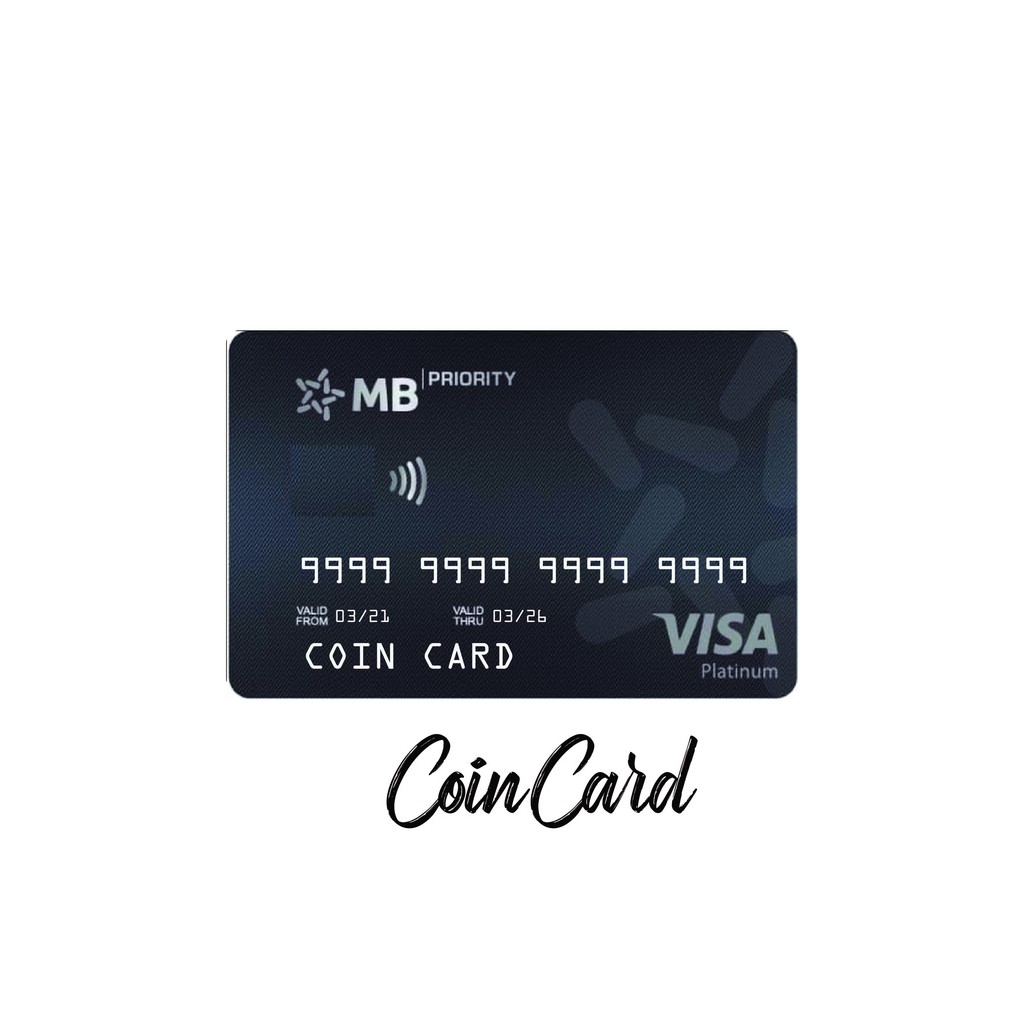 BLACK CARD - THẺ ĐEN ngân hàng - miếng dán thẻ ATM phù hợp với mọi kích thước thẻ  COINCARD