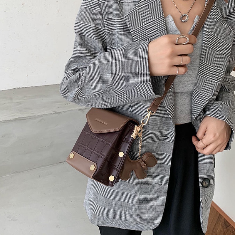 Túi đeo vai IELGY đựng điện thoại phong cách phương tây chất lượng cao cho nữ