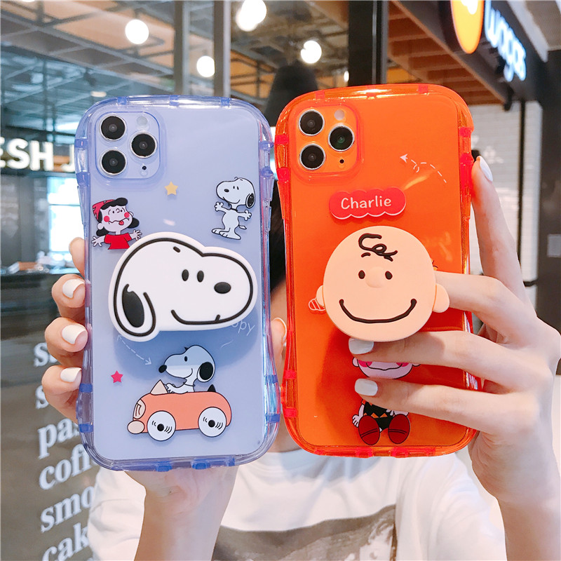 Ốp Lưng Chống Sốc In Hình Charlie, Snoopy Đáng Yêu Cho Iphone12 Pro Max Iphone 11 Pro Max Se2020 7plus 8plus 6plus Xr Xs Xsmax